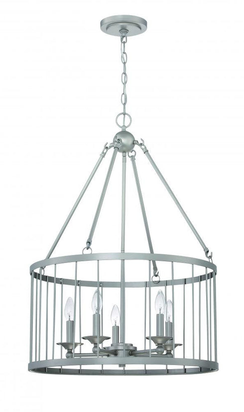 Craftmade 39435-BKI Villa 5 Light Pendant