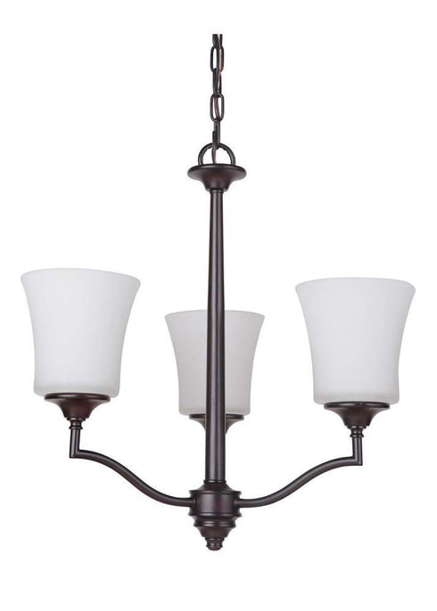 Craftmade Helena 3 Light Chandelier Model: 41723-OB