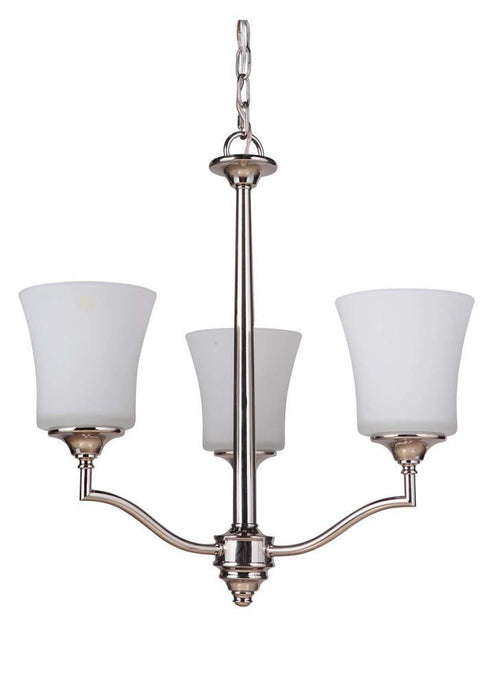 Craftmade Helena 3 Light Chandelier Model: 41723-OB