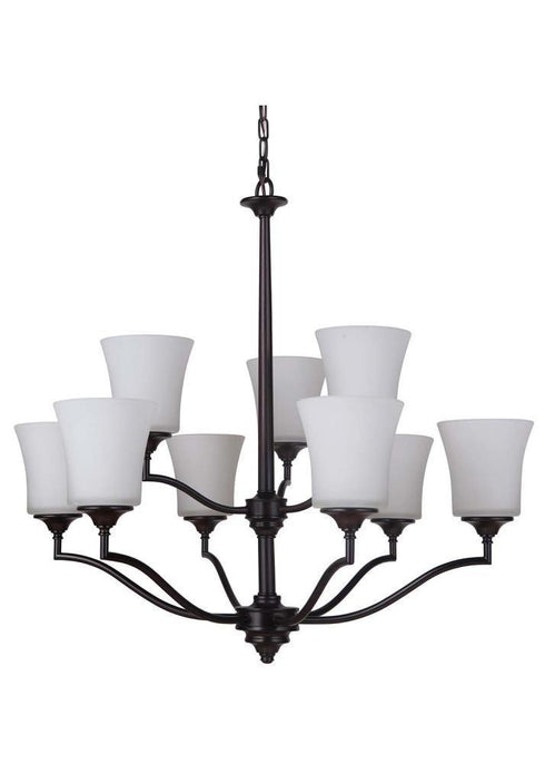 Craftmade Helena 9 Light Chandelier Model: 41729-OB
