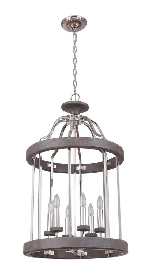 Craftmade Ashwood 6 Light Foyer Model: 36536-PLNGRW