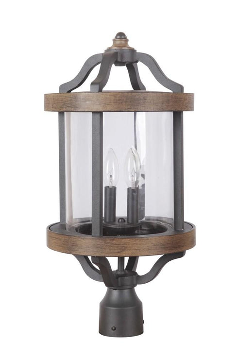 Craftmade Ashwood Large Post Mount Model: Z7925-TBWB