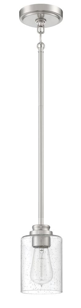 Craftmade Bolden 1 Light Mini Pendant Model: 50591-BNK
