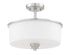 Craftmade Bolden 2 Light Semiflush Convertible Model: 50552-FB