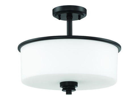 Craftmade Bolden 2 Light Semiflush Convertible Model: 50552-FB