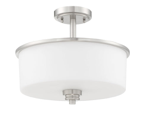 Craftmade Bolden 2 Light Semiflush Convertible Model: 50552-FB