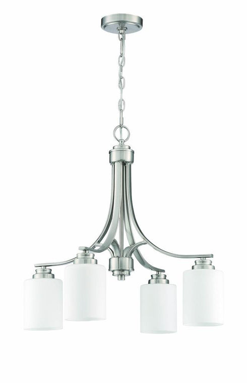 Craftmade Bolden 4 Light Chandelier Model: 50524-FB-WG