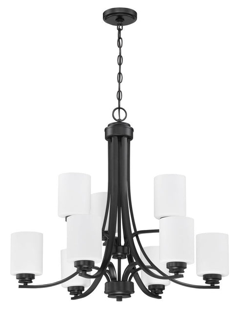Craftmade Bolden 9 Light Chandelier Model: 50529-FB