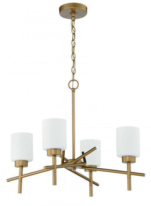 Craftmade Cadence 4 Light Chandelier Model: 54624-SG