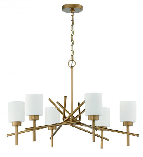 Craftmade Cadence 6 Light Chandelier Model: 54626-SG