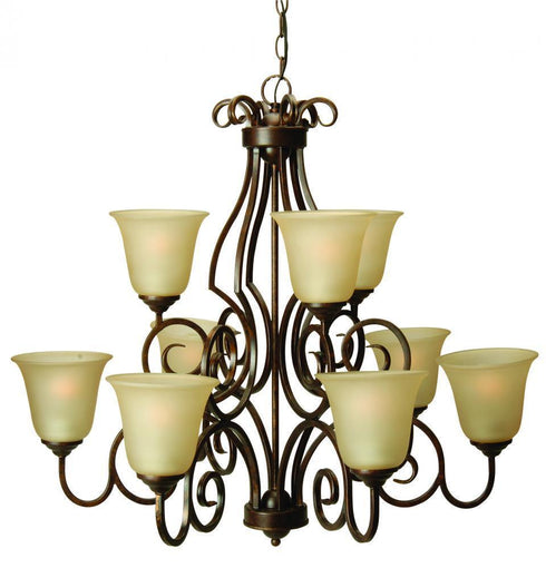 Craftmade Cecilia 9 Light Chandelier Model: 7131BNK9