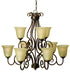 Craftmade Cecilia 9 Light Chandelier Model: 7131BNK9