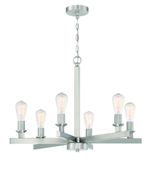 Craftmade Chicago 6 Light Chandelier Model: 53126-FB