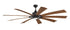 Craftmade Eastwood 60 Inch Ceiling Fan Blades & LED Light Kit Model: EAS60BNK9
