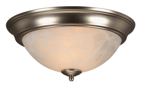 Craftmade Semiflush 13 Inch Alabaster Glass Step Pan Model: X213-OB