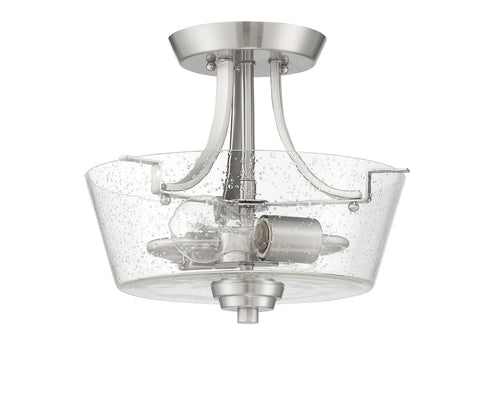 Craftmade Grace 2 Light Semiflush Convertible Model: 41952-BNK