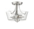 Craftmade Grace 2 Light Semiflush Convertible Model: 41952-BNK