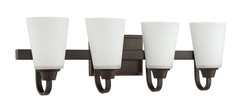 Craftmade Grace 4 Light Vanity Model: 41904-BNK