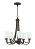 Craftmade Grace 5 Light Chandelier Model: 41925-BNK
