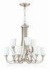 Craftmade Grace 9 Light Chandelier Model: 41929-BNK