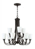 Craftmade Grace 9 Light Chandelier Model: 41929-BNK