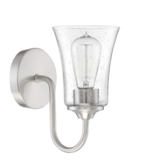 Craftmade Gwyneth 1 Light Wall Sconce Model: 50401-BNK