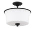 Craftmade Gwyneth 2 Light Semiflush Convertible Model: 50452-BNK