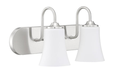 Craftmade Gwyneth 2 Light Vanity Model: 50402-BNK