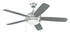 Craftmade Helios 52 Inch Ceiling Fan With Blades & LED Light Model: HE52W5-LED