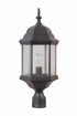 Craftmade Hex Style Cast Aluminum Large Post Mount Model: Z695-TB
