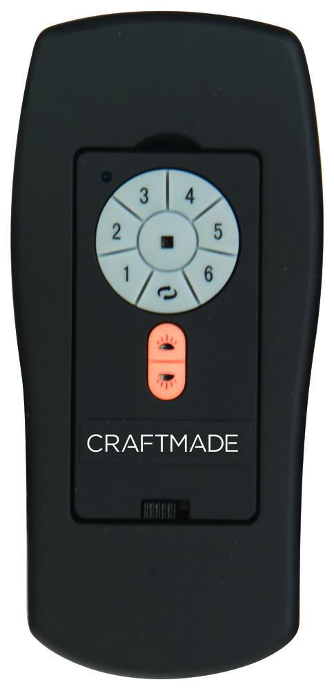 Craftmade Idc Control System Flat Black Model: IDC2-REMOTE