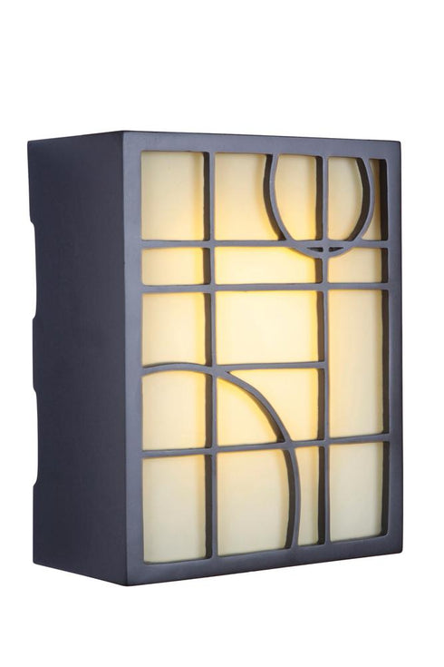 Craftmade Illuminated Door Chime System LED Hand Carved Geometric Frosted Glass Model: ICH1660-OB