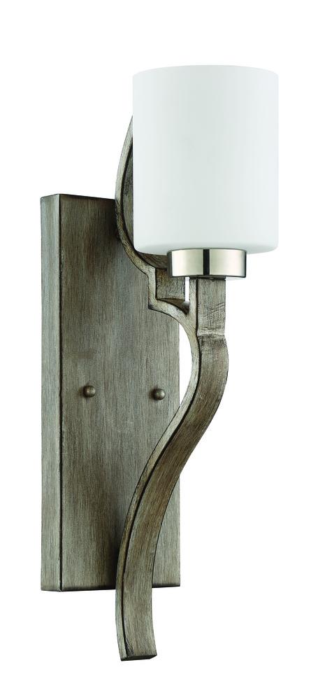 Craftmade Jasmine 1 Light Wall Sconce Model: 46761-PLNWF
