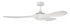 Craftmade Envy 60 Inch Ceiling Fan With Blades Included Model: EVY60WSB3