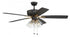 Craftmade Pro Plus 104 Clear 4 Light Kit Model: P104W5-52WWOK