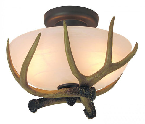 Craftmade Semiflush 11 Inch Antler Bowl Model: X1611-EB