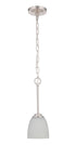 Craftmade Serene 1 Light Mini Pendant Model: 49991-BNK