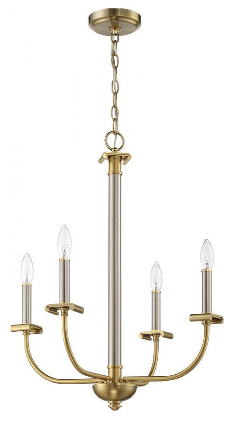 Craftmade Stanza 4 Light Chandelier Model: 54824-BNKSB
