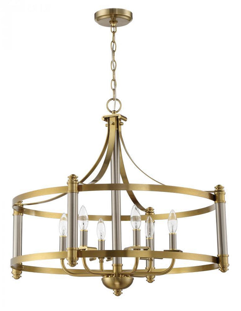 Craftmade Stanza 6 Light Pendant Model: 54896-BNKSB