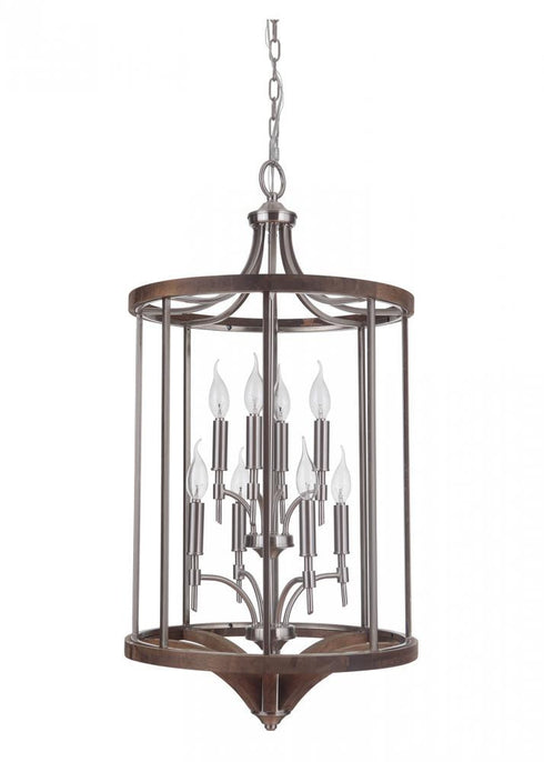 Craftmade Tahoe 8 Light Foyer Model: 40338-BNKWB