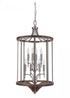 Craftmade Tahoe 8 Light Foyer Model: 40338-BNKWB