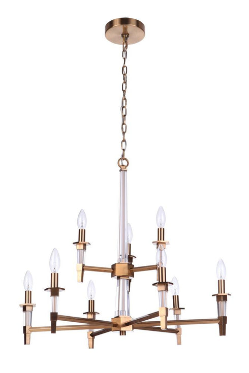 Craftmade Tarryn 9 Light Chandelier Model: 53229-SB