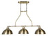 Craftmade Timarron 3 Light Island Model: 35973-ABZ