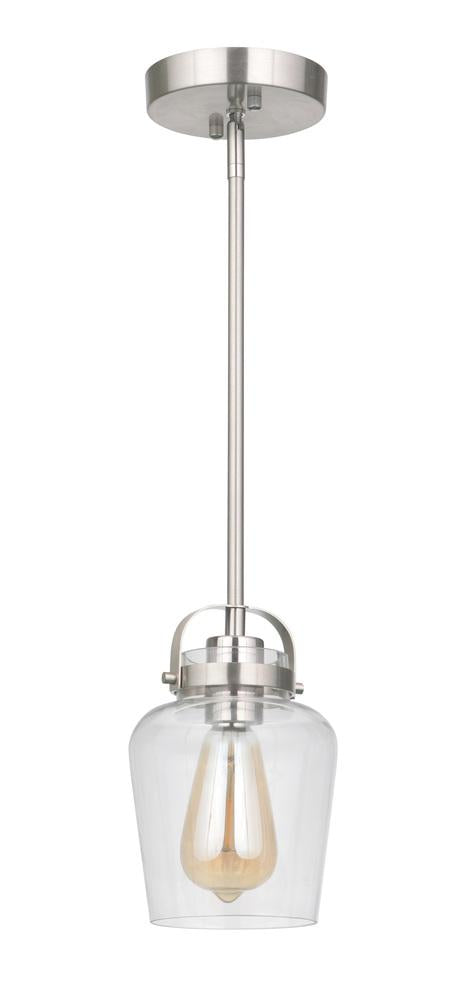 Craftmade Trystan 1 Light Mini Pendant Model: 53591-FB