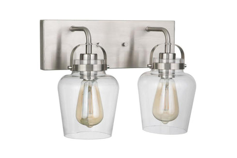 Craftmade Trystan 2 Light Vanity Model: 53502-FB