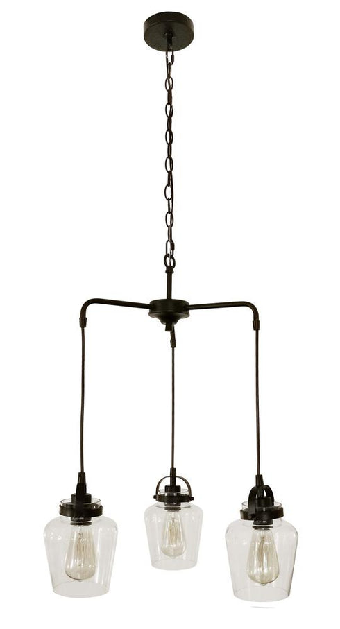 Craftmade Trystan 3 Light Chandelier Model: 53523-BNK