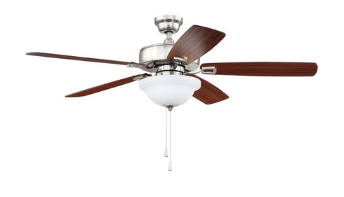 Craftmade Twist N Click 52 52 Inch Fan Blades & LED Light Kit (express Model: TCE52W5C1