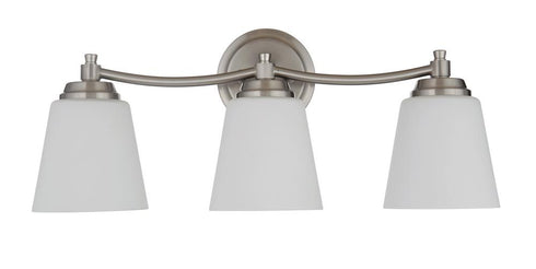 Craftmade Tyler 3 Light Vanity Model: 50203-BNK