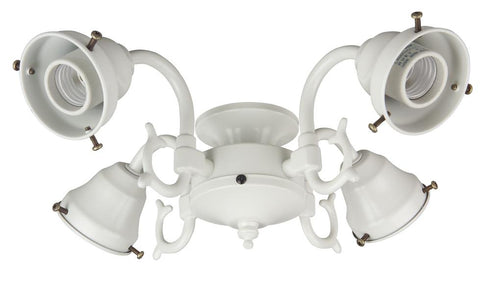 Craftmade Universal 4 Light Cast Fitter With 4x9w LED Model: F440-AW-LED