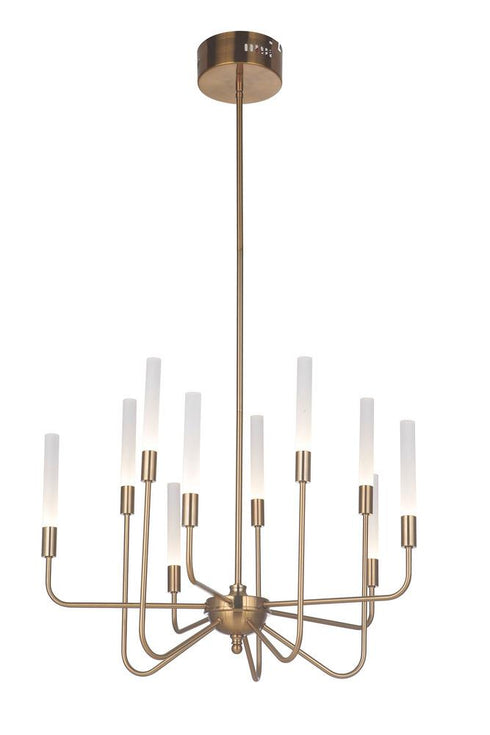 Craftmade Valdi 10 Light Chandelier Model: 49610-SB-LED